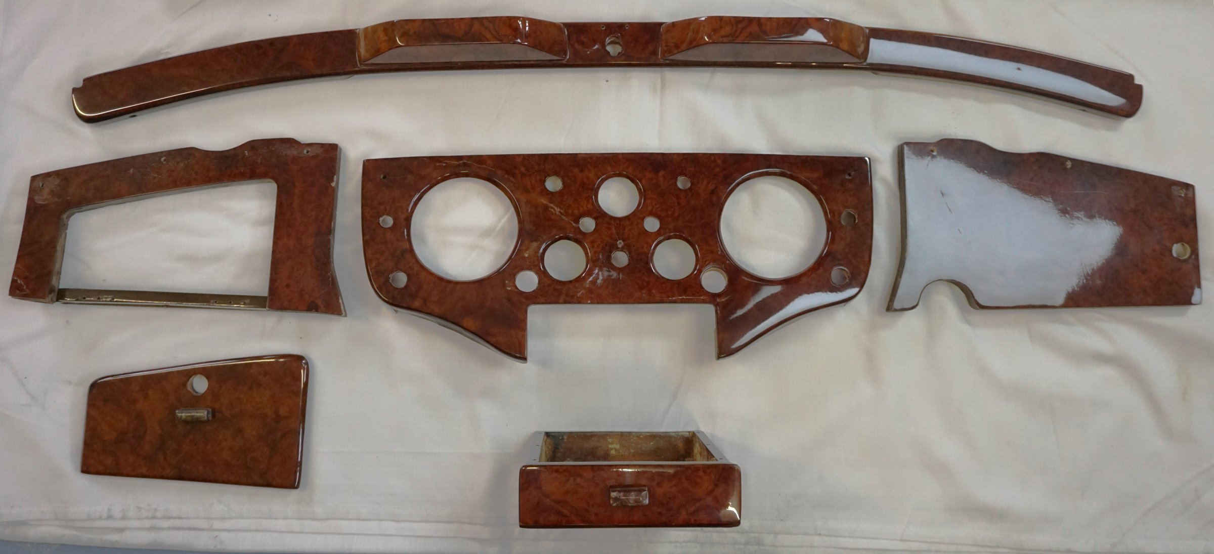 Photograph from the restoration of Jaguar XK140 WPK38