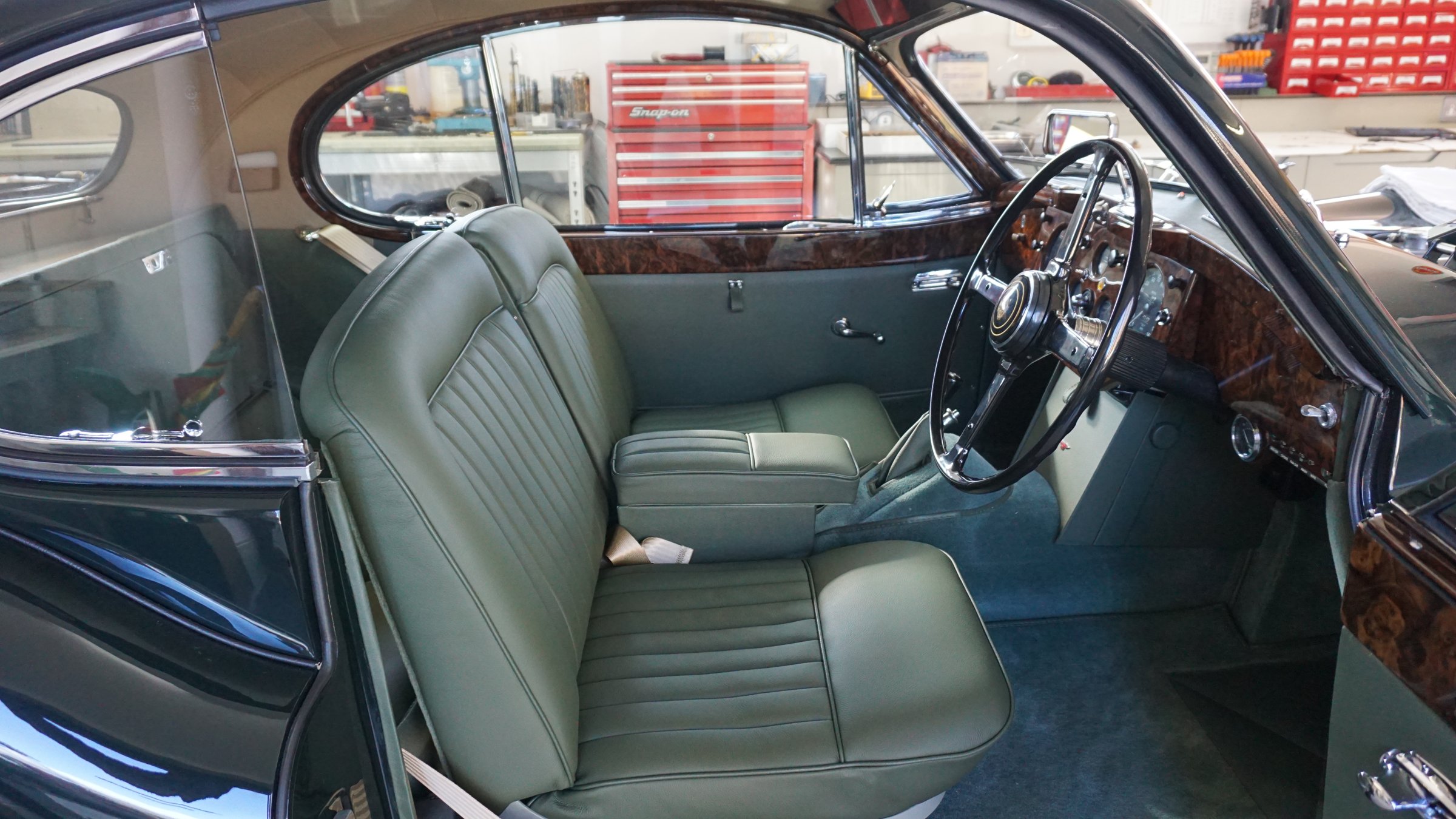 Photograph from the restoration of Jaguar XK140 WPK38, 26 February 2020