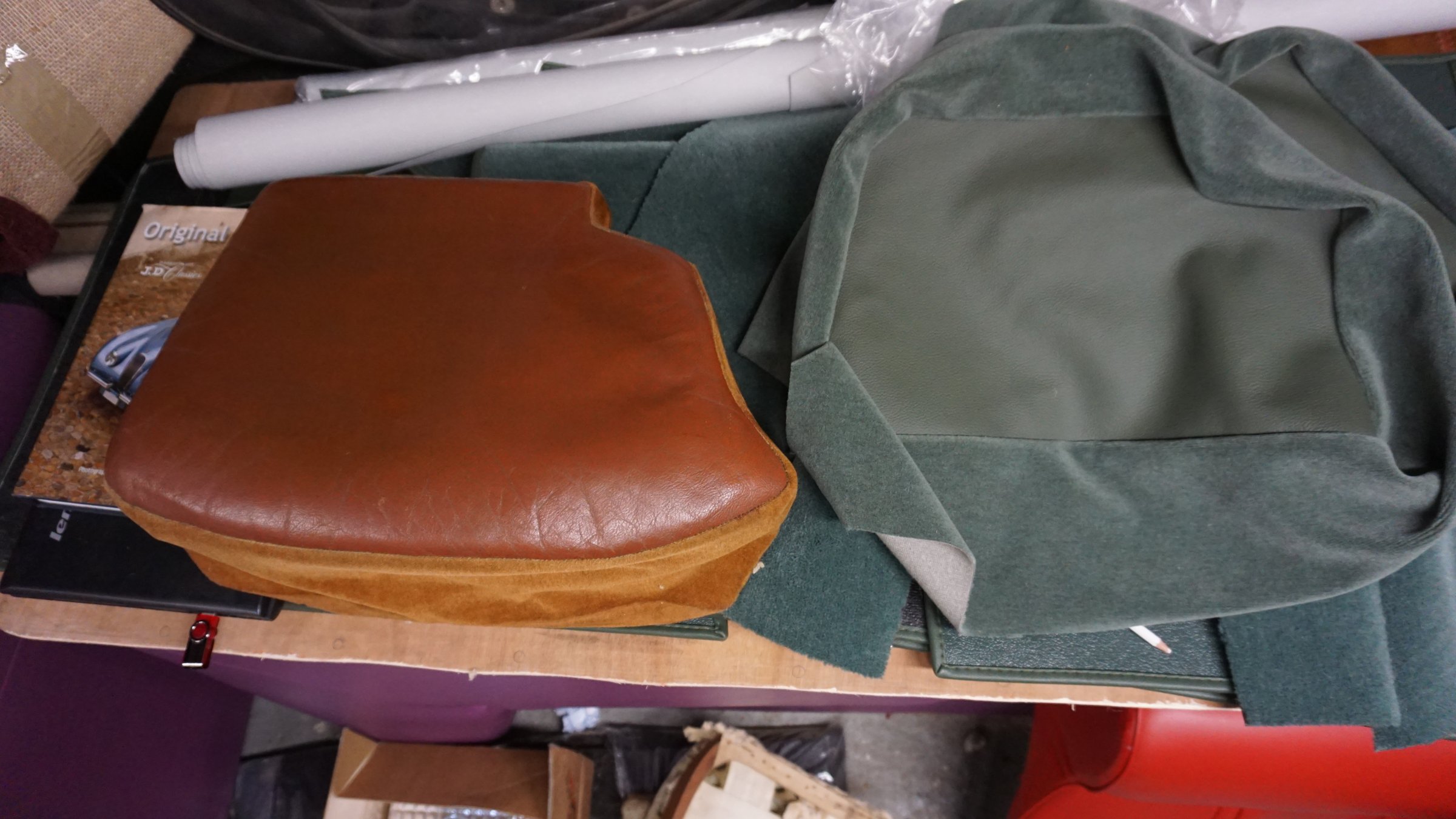 Photograph from the restoration of Jaguar XK140 WPK38, 4 April 2019