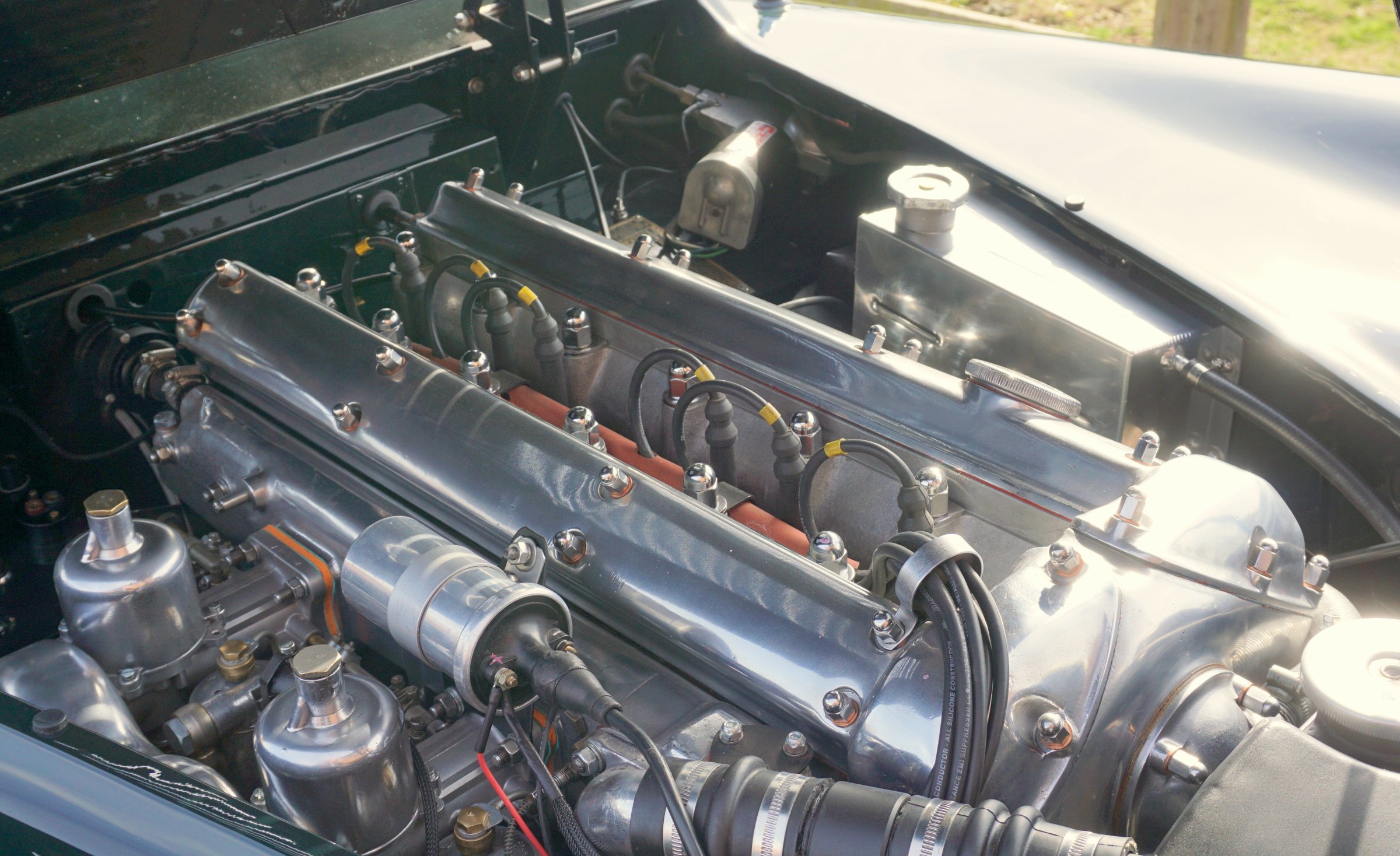 Photograph from the restoration of Jaguar XK140 WPK38, 24 March 2020