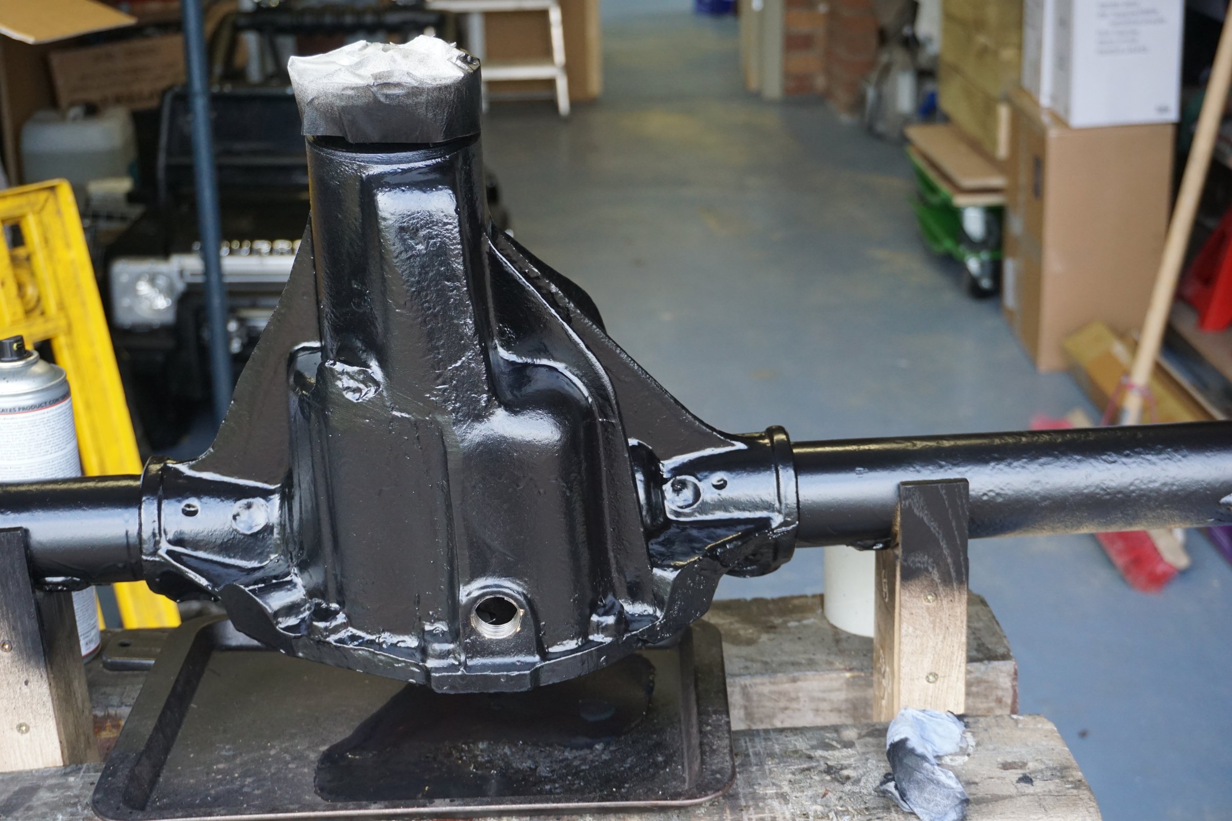 Photograph from the restoration of Jaguar XK140 WPK38, 27 March 2018