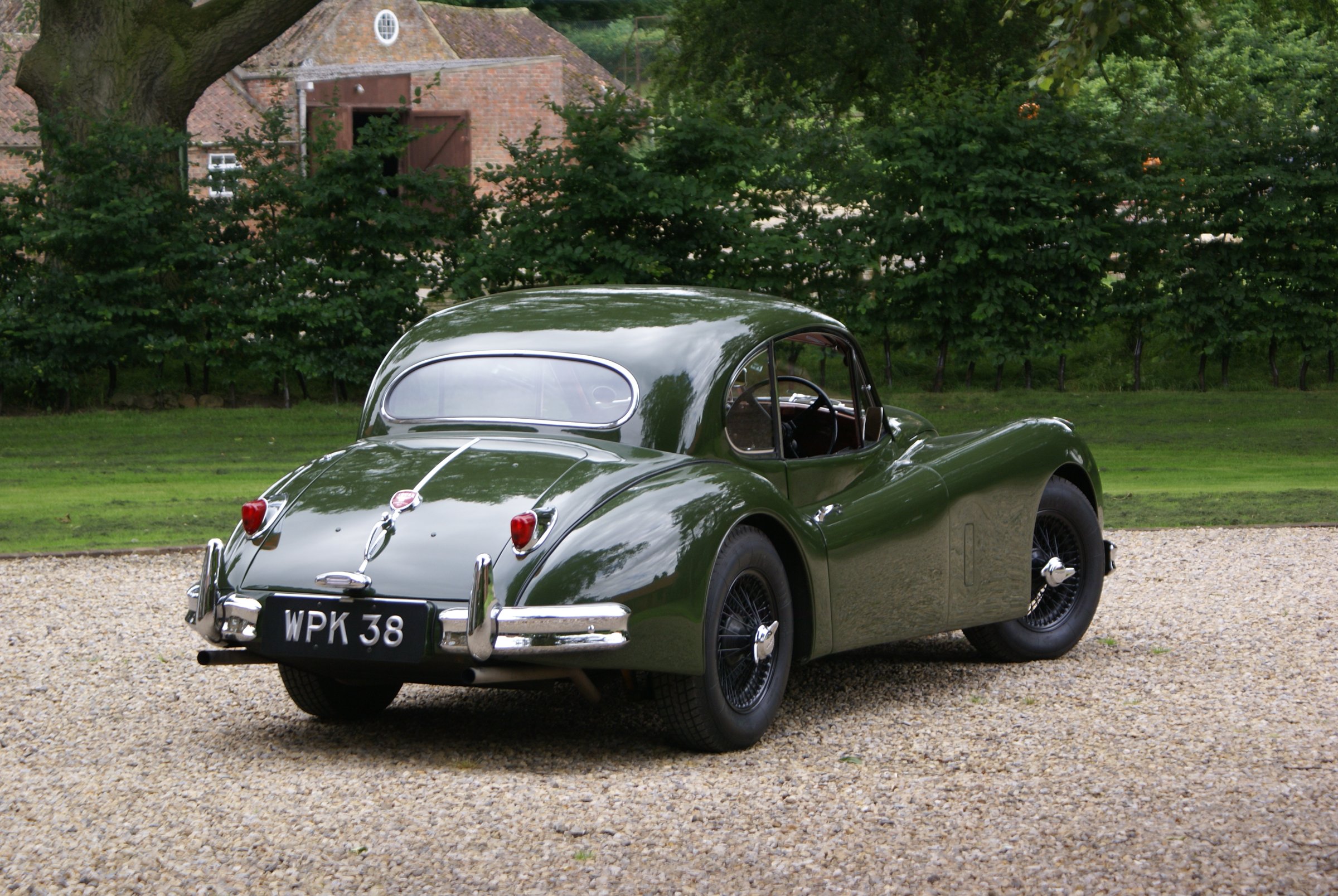 Photograph from the restoration of Jaguar XK140 WPK38, 24 July 2012