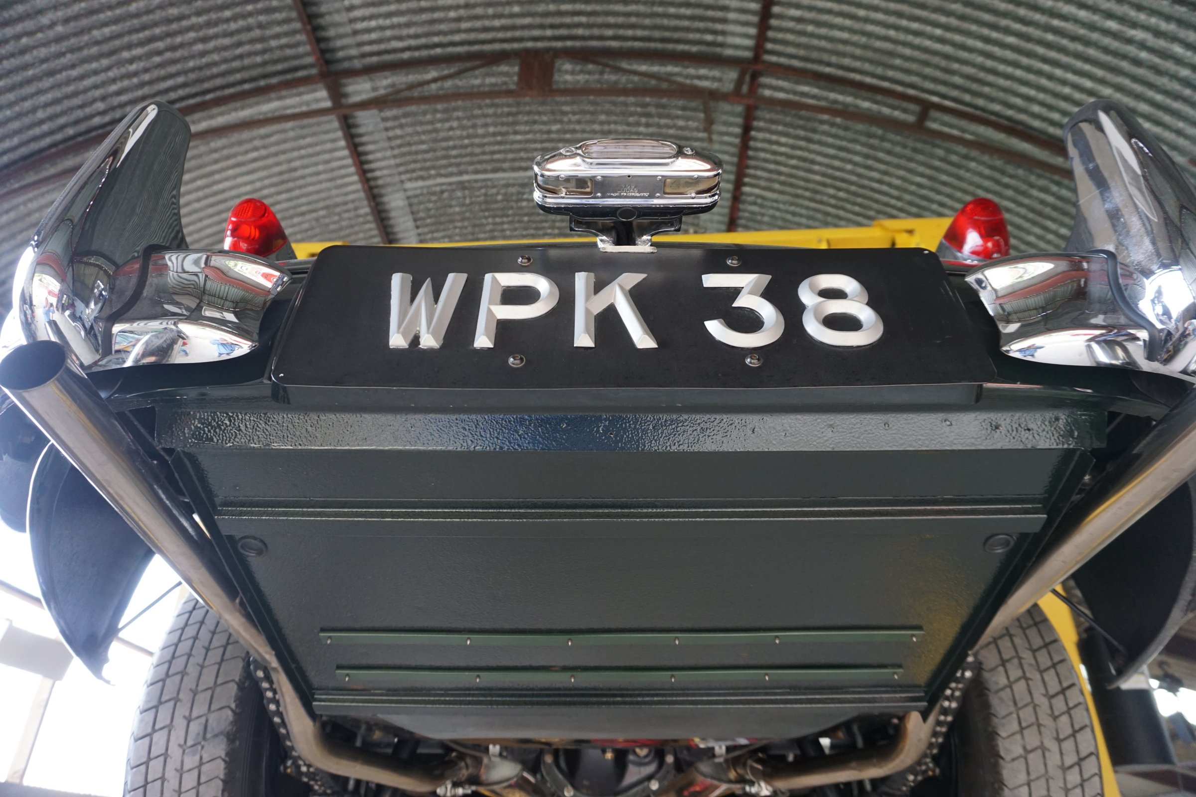 Photograph from the restoration of Jaguar XK140 WPK38, 23 June 2021