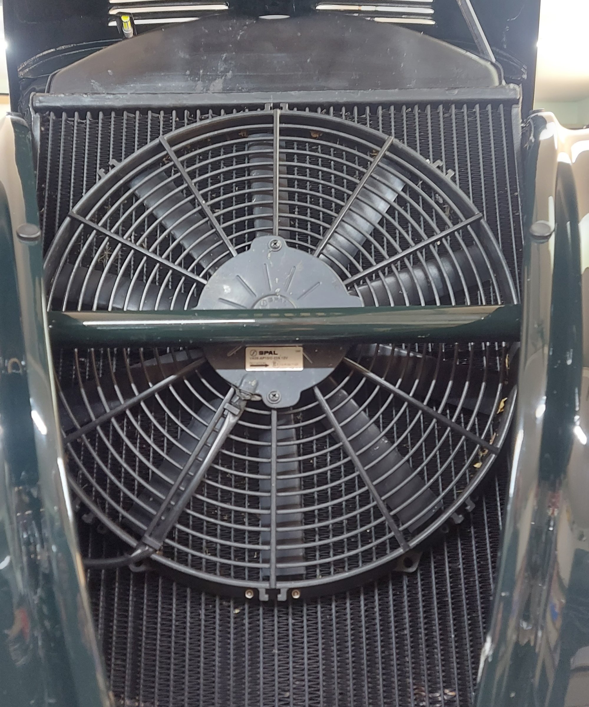Photograph from the restoration of Jaguar XK140 WPK38