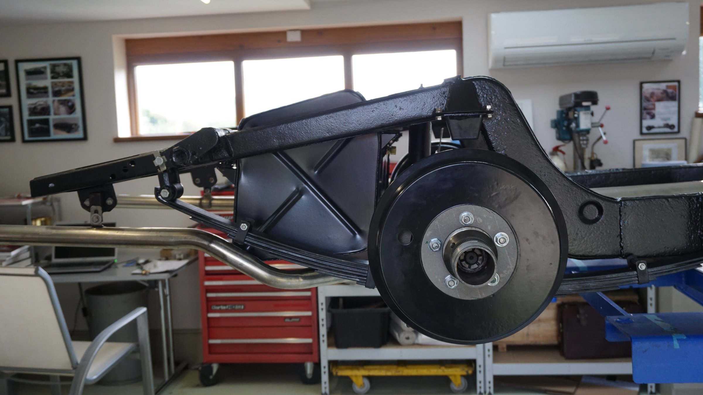 Photograph from the restoration of Jaguar XK140 WPK38, 28 August 2018