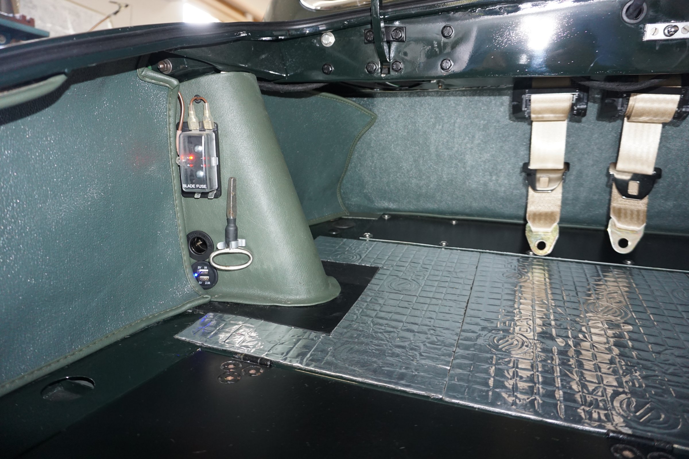 Photograph from the restoration of Jaguar XK140 WPK38, 7 July 2021