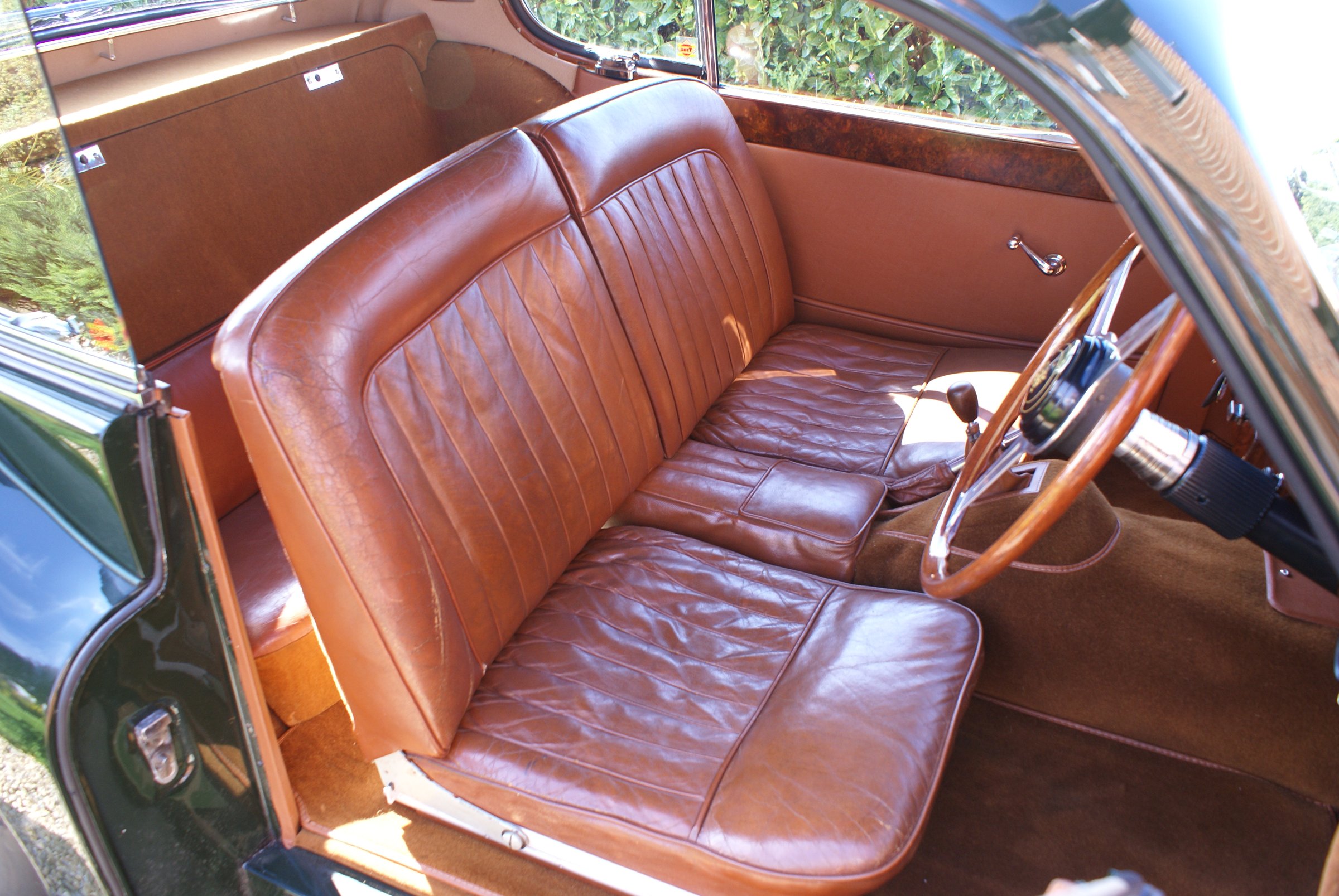 Photograph from the restoration of Jaguar XK140 WPK38, 11 August 2009